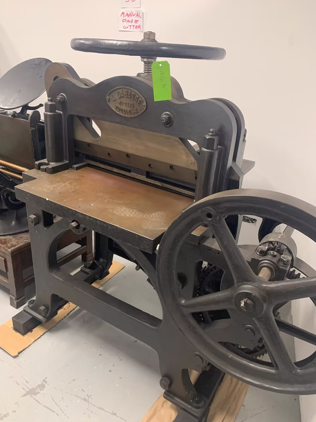6-F-4 Cerca 1870, hand cutter, Dabasse , paris, France