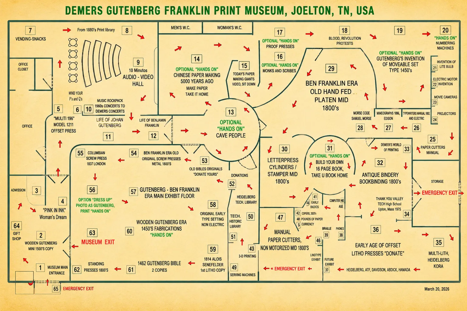 Museum map 1